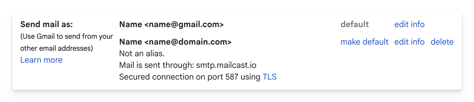 Add another email address to Gmail